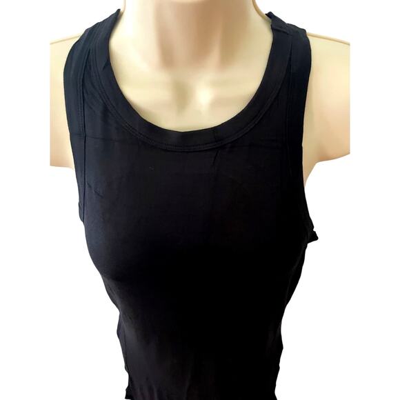 ACTIVE USA, SIZE M, BLACK TANK DRESS - Picture 4 of 4